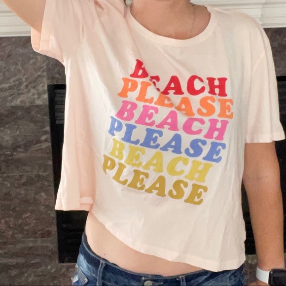 Vintage Graphic Tee, Beach Please Size Small - Picture 2 of 6